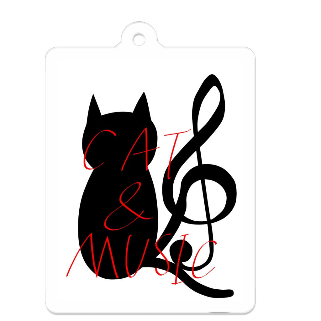 CAT＆MUSIC アクリルキーホルダー