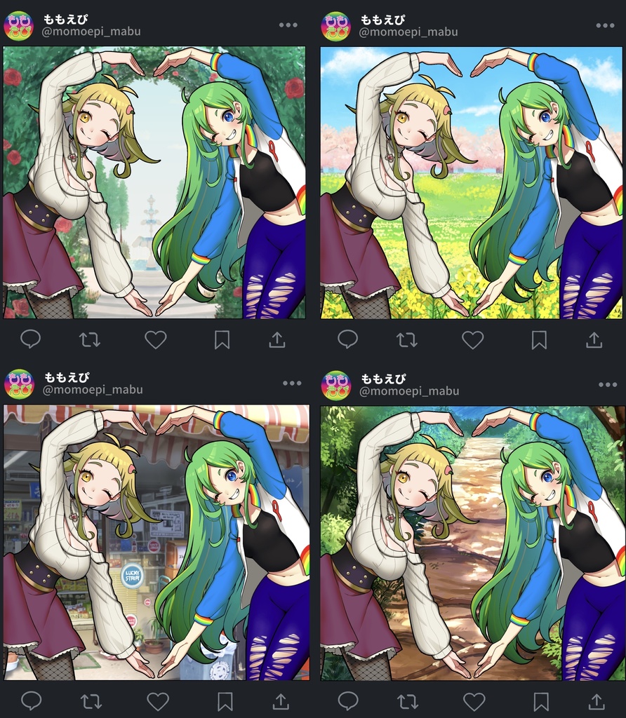 ももえぴとおでかけ