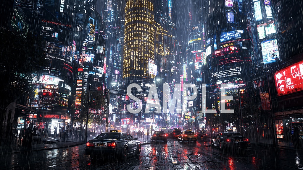 高解像度 サイバーパンク風壁紙集01