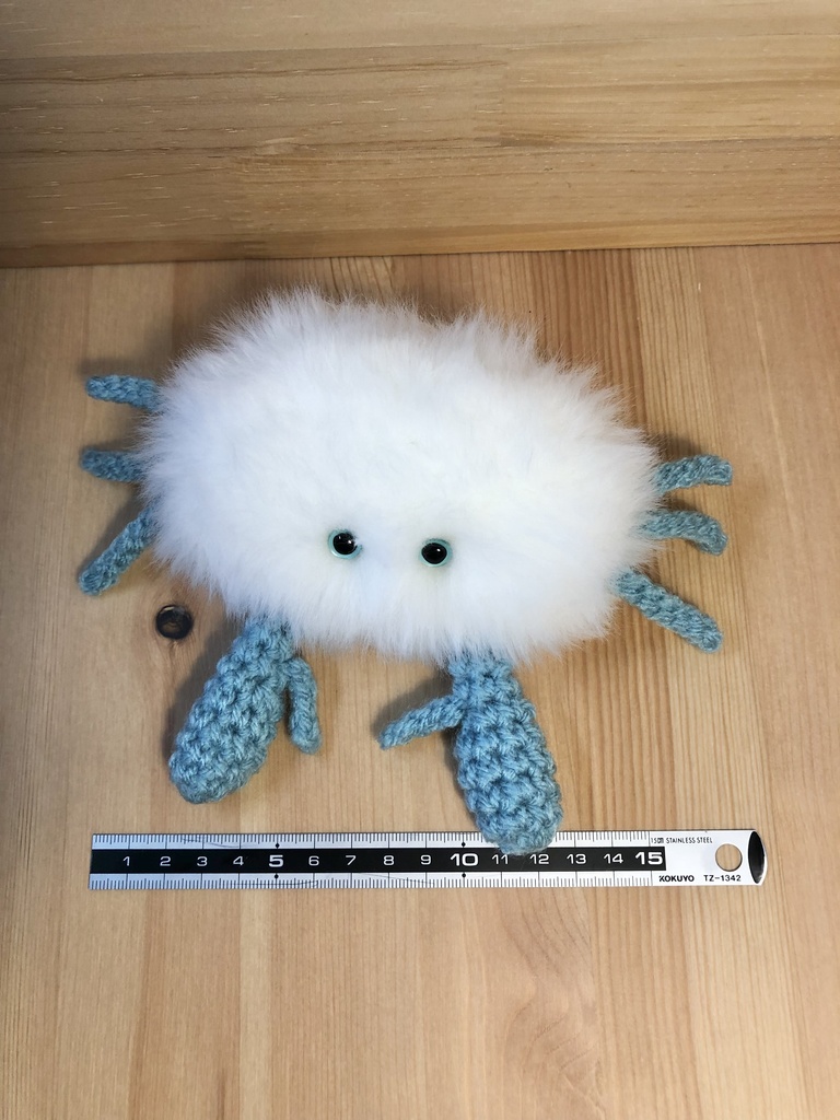 毛ガニの赤ちゃん まに