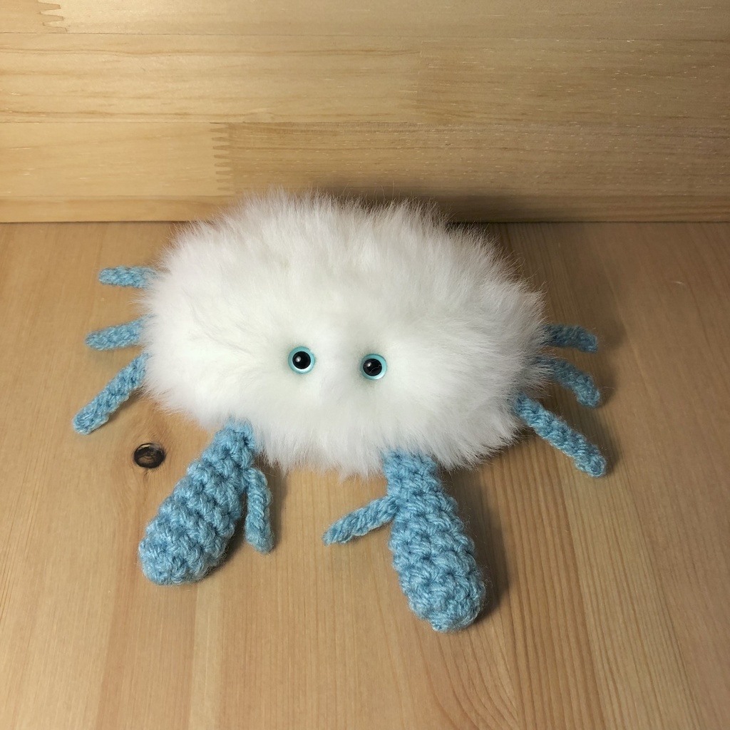 毛ガニの赤ちゃん　まに