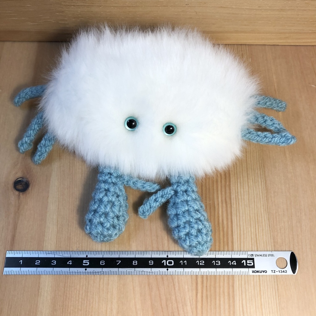 毛ガニの赤ちゃん もに