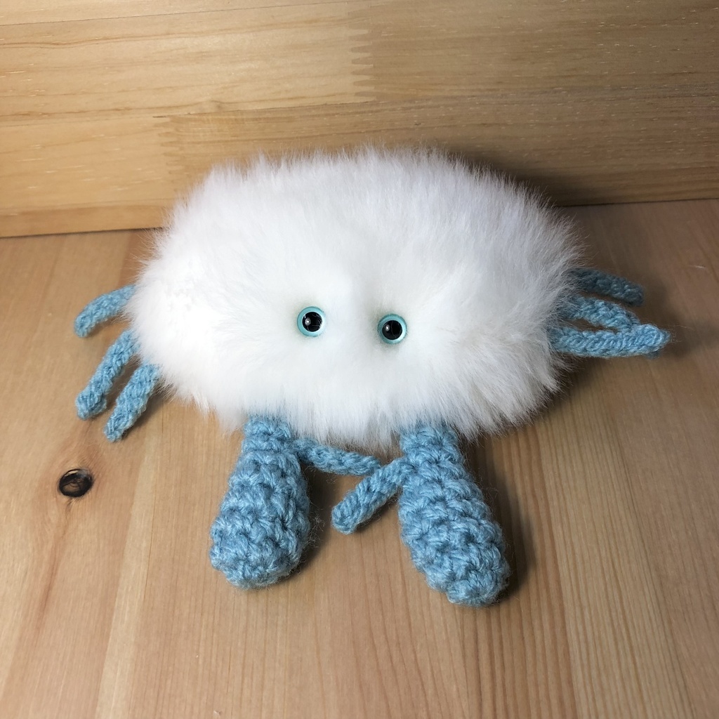 毛ガニの赤ちゃん　もに