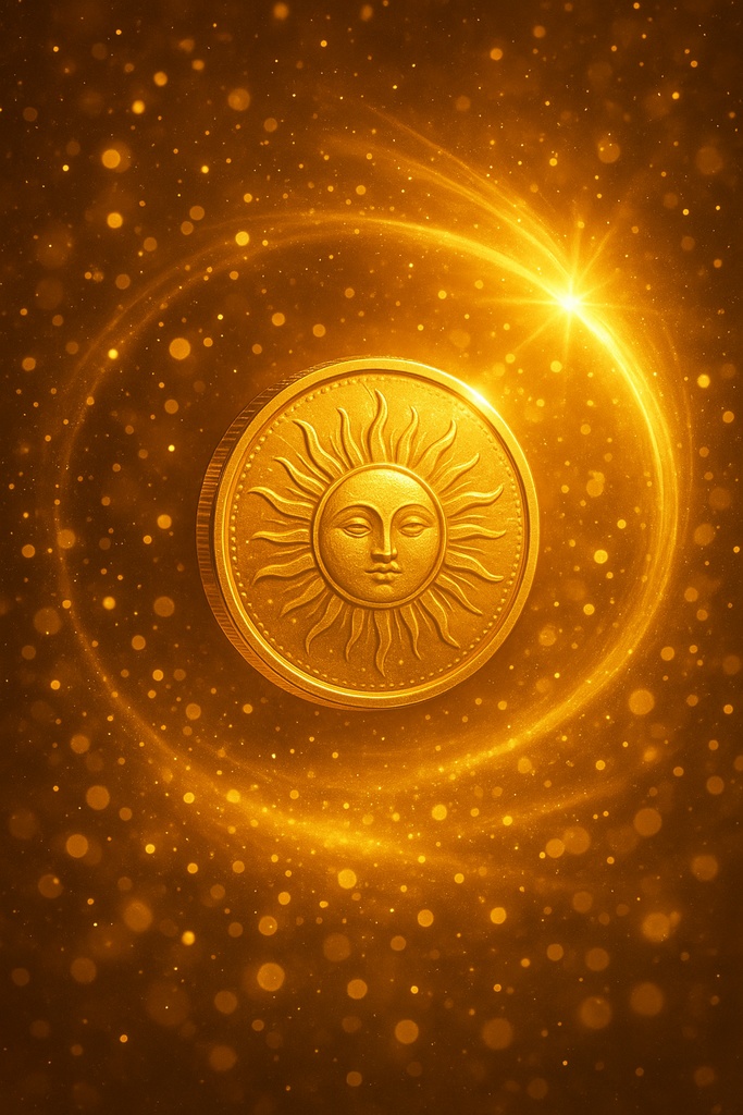 ゴールドの光 — 豊かさの太陽☀️