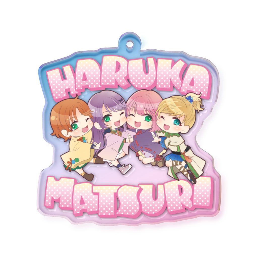 遙か神子オーロラアクリルキーホルダー
