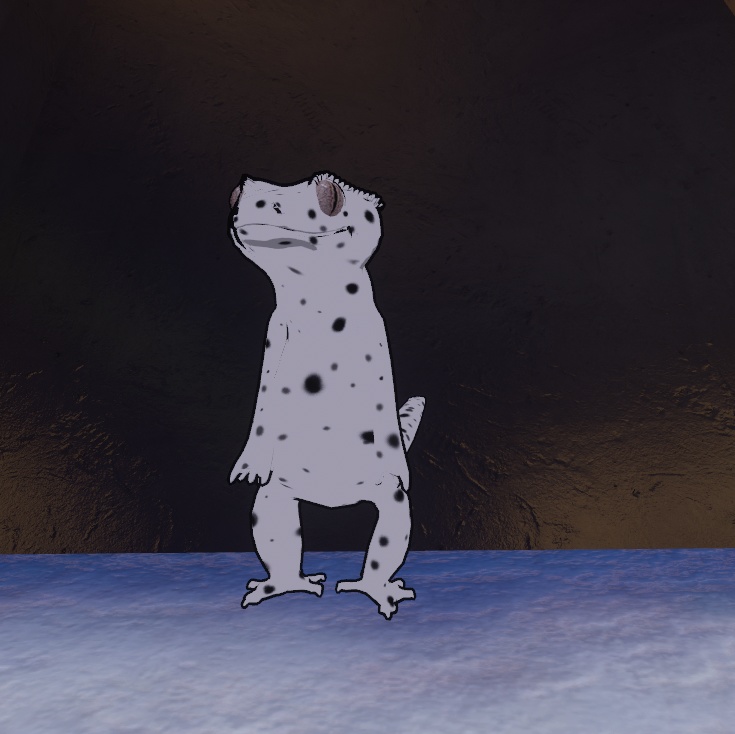 Crested gecko (オウカンミカドヤモリ) original 3D avatar - maneulssam - 2/6