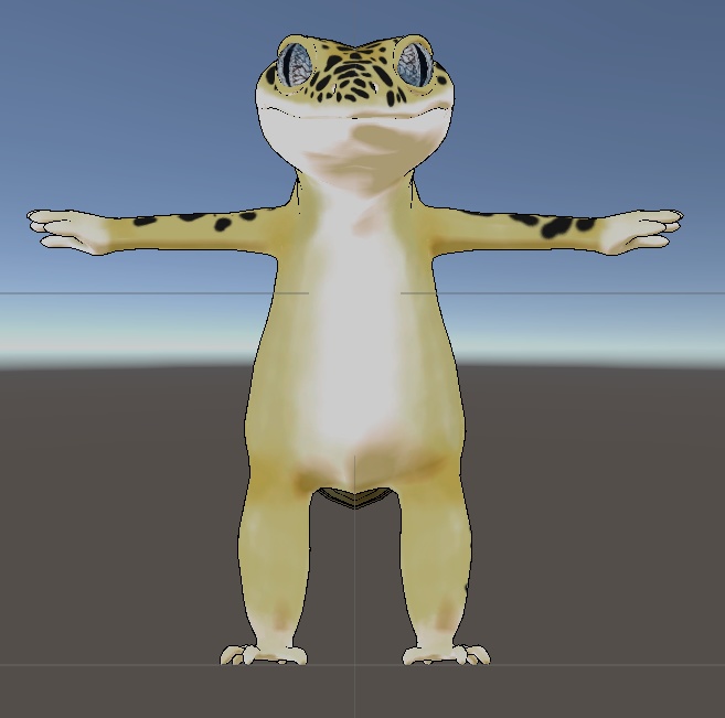 leopard gecko(ヒョウトカゲ) original 3D model - maneulssam - 2/4