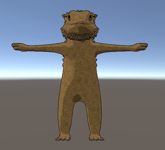 Bearded dragon (アゴヒゲトカゲ) original 3d model - maneulssam - 2/4