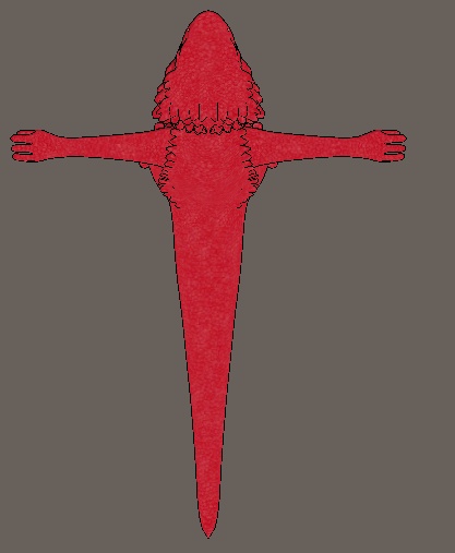 Bearded dragon (アゴヒゲトカゲ) original 3d model - maneulssam - 4/4
