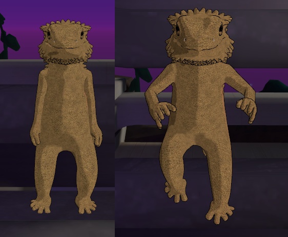 Bearded dragon (アゴヒゲトカゲ) original 3d model