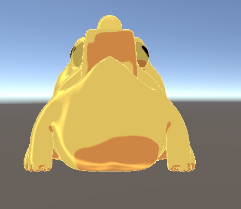 ゴールドヒキガエル(golden toad) 3D model