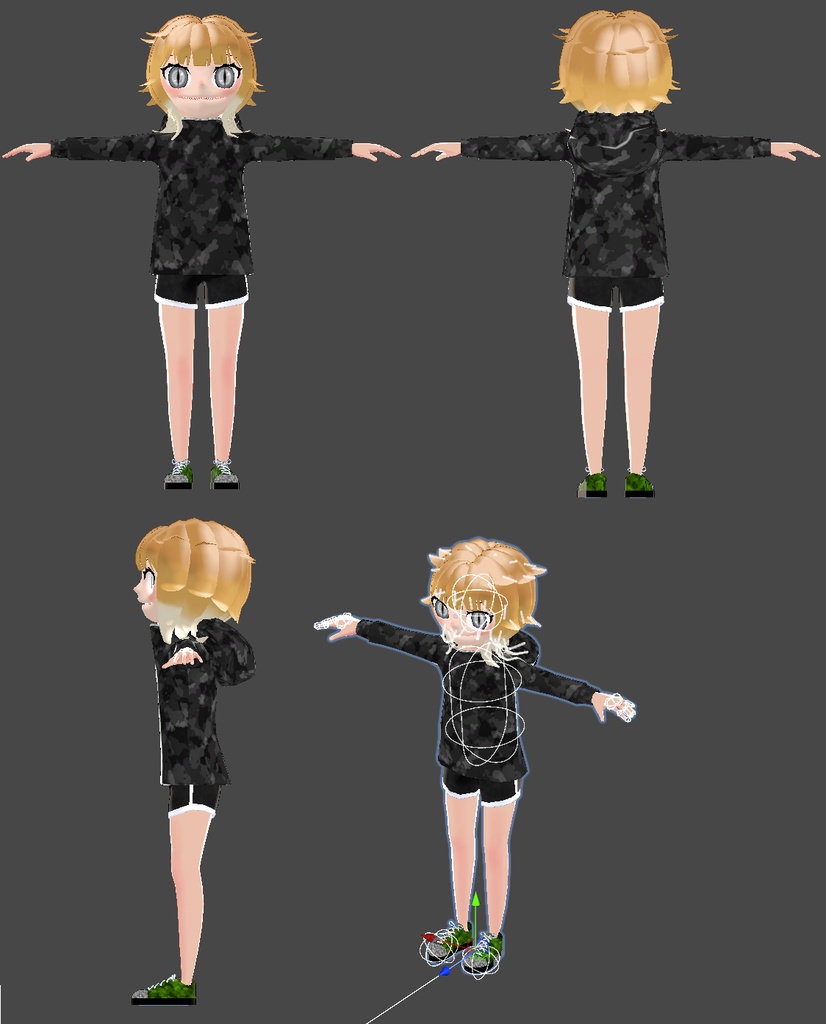 original 3D avatar - CURY -
