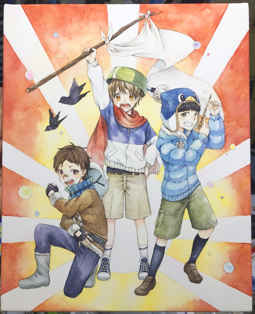 【原画】思い出少年団