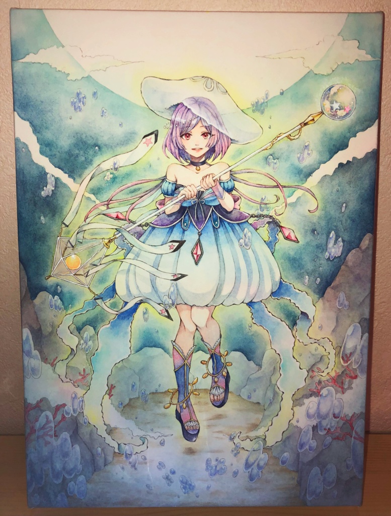 【原画】月夜の泡沫姫