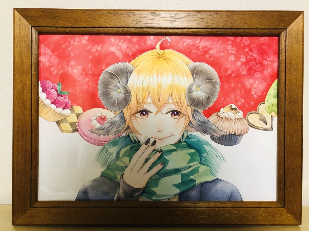 原画　A5サイズ　afternoon