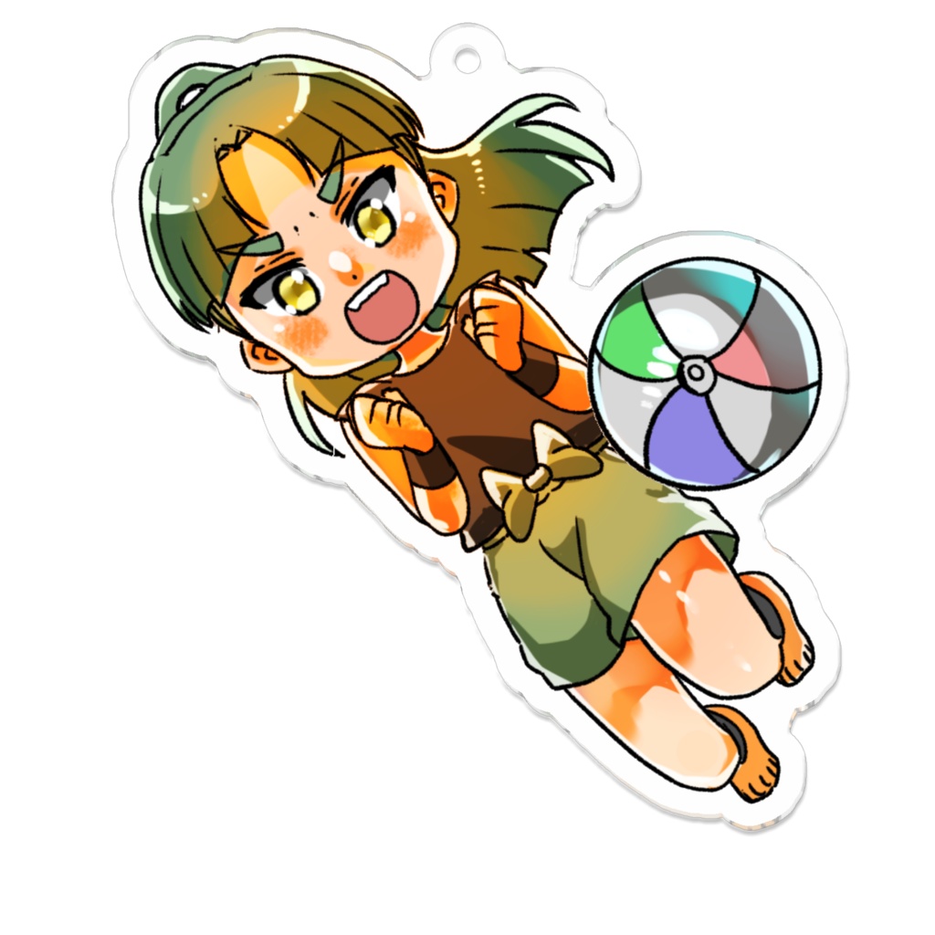 夏休み左門アクリルキーホルダー