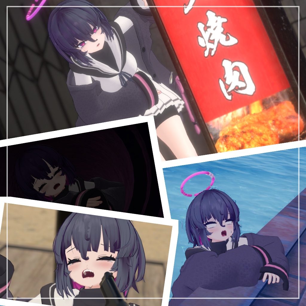 オリジナル3Dモデル「あまのよどみ」