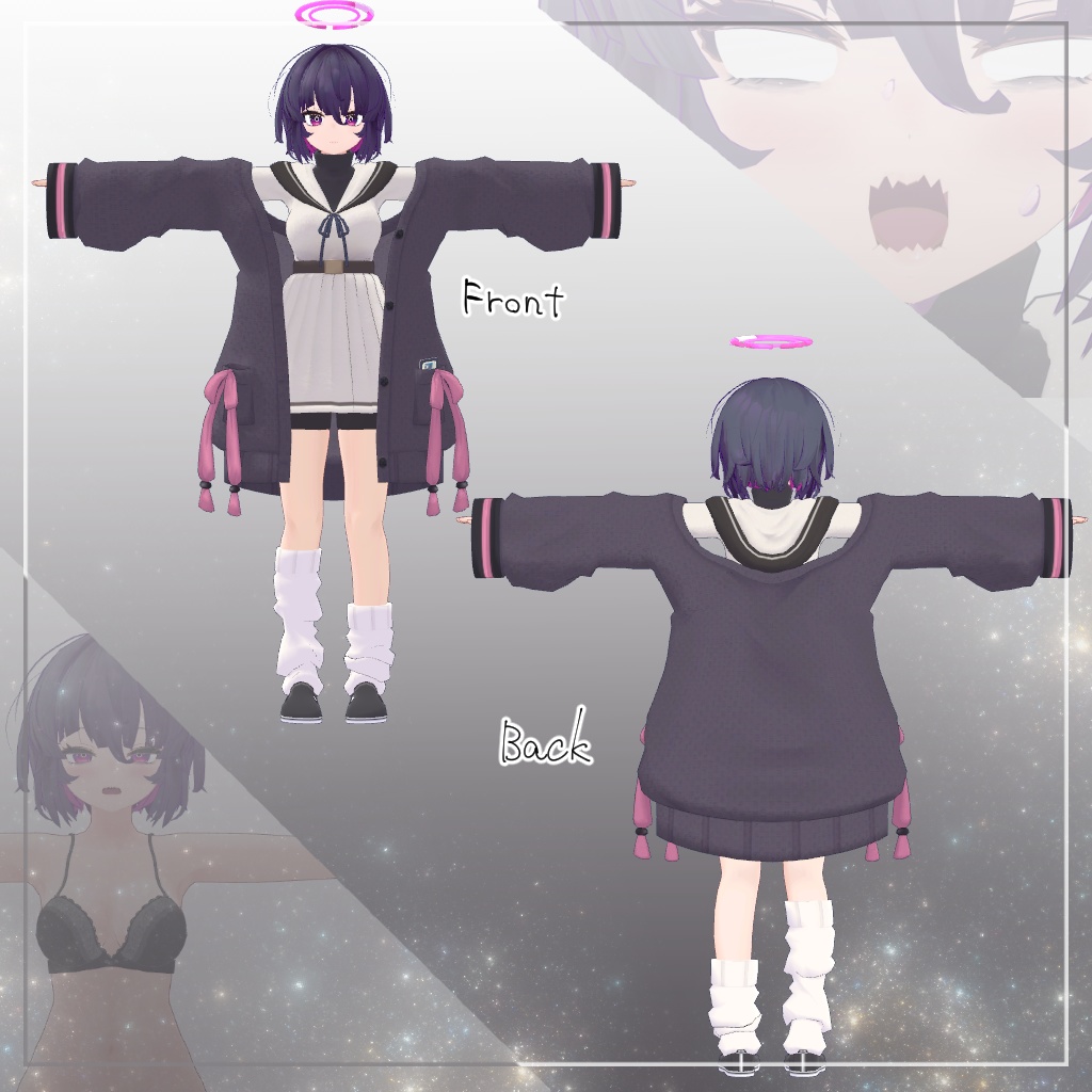 オリジナル3Dモデル「あまのよどみ」