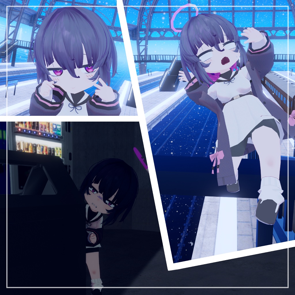 オリジナル3Dモデル「あまのよどみ_SD」+Quest対応版