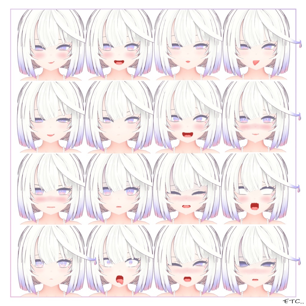 オリジナル3Dモデル「ぺちにあ」