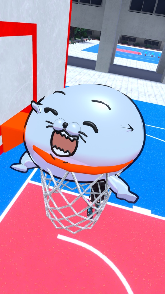 3Dモデル「ごきげんあざらし」