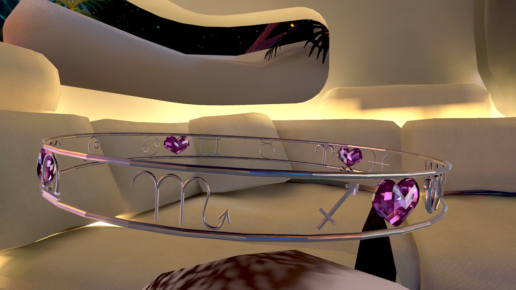 【VRChat】ヘイローリング Heart Star-Ring アニメーション付