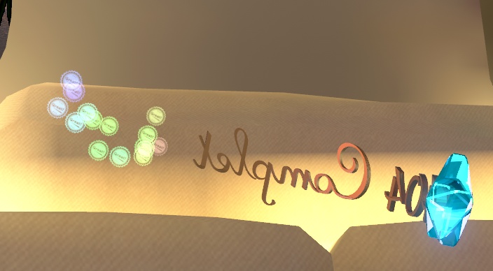 【VRChatアバター用 謎解きワールドクリア記念品】HALO-404CLEAR