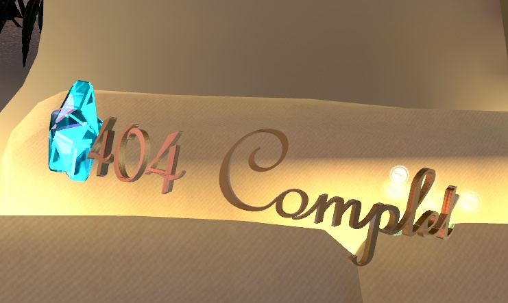 【VRChatアバター用 謎解きワールドクリア記念品】HALO-404CLEAR