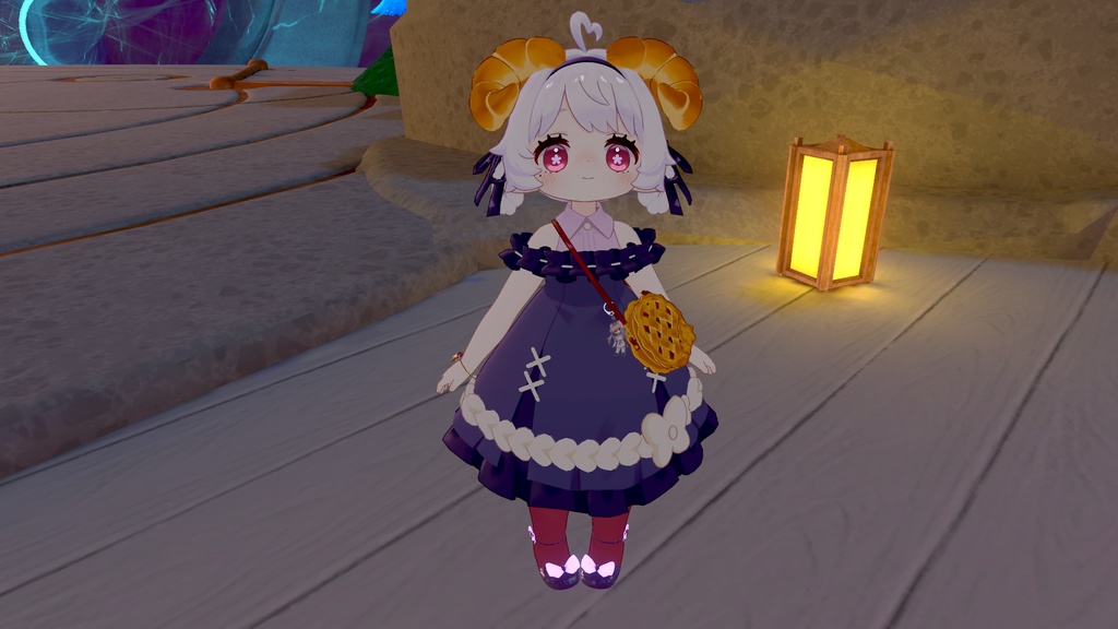 【無料配布】コロネちゃん用リボンシューズ