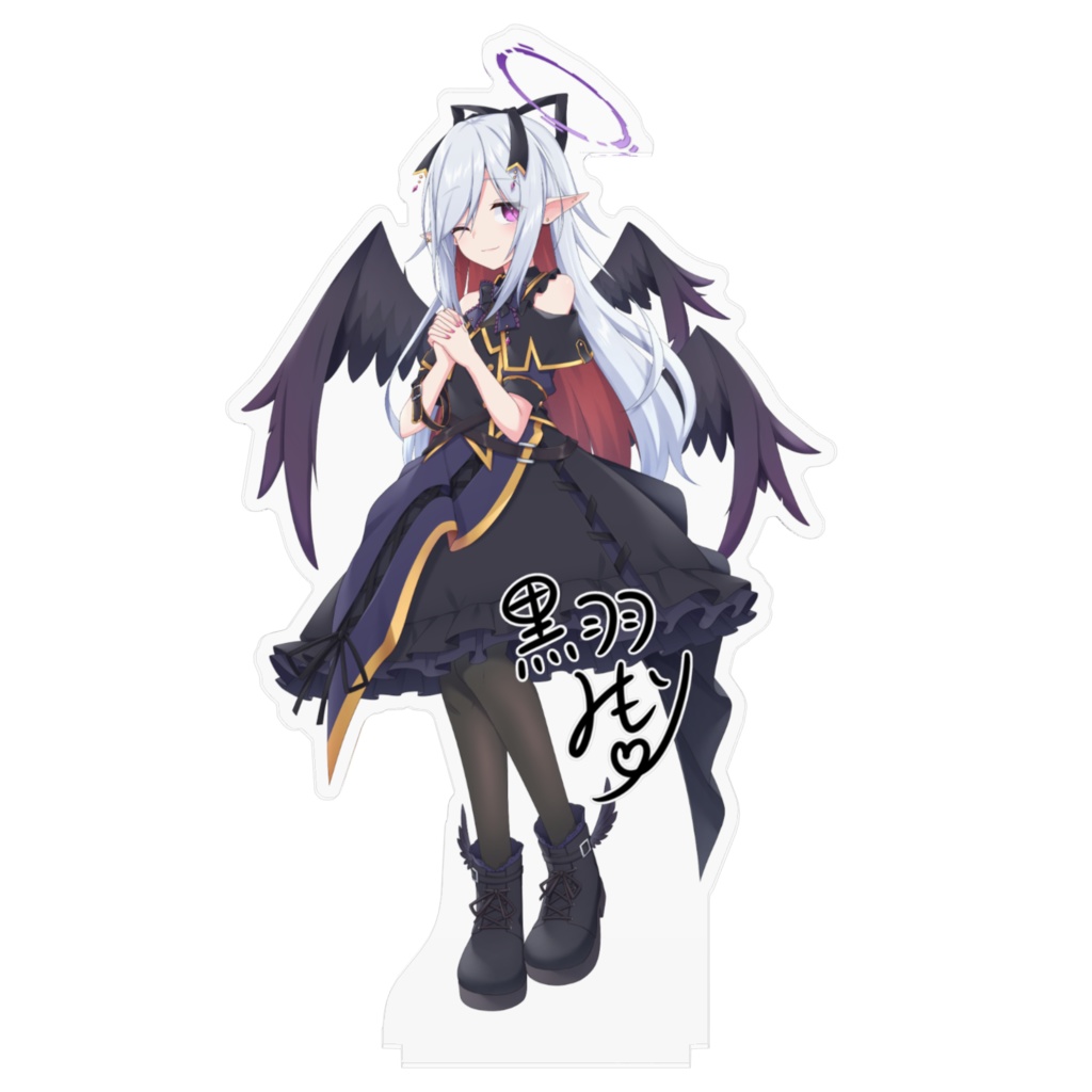 黒羽美守の幸運のウィンクアクリルフィギュア(サイン入り限定ver)