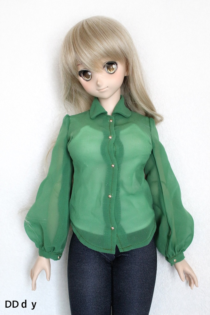 1/3サイズ:パフスリーブシャツ