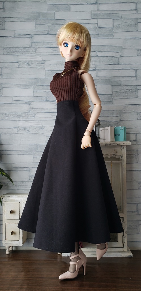 1/3サイズ:ホルターネックキャミソール