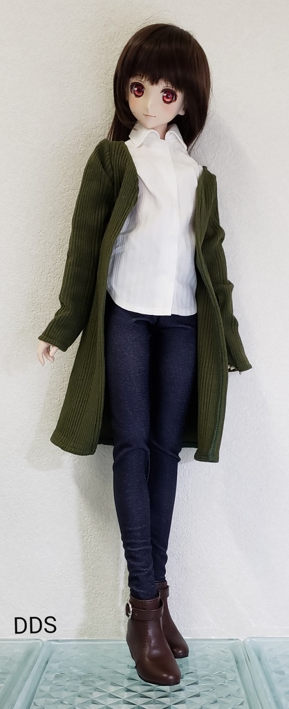 1/3サイズロングカーディガン