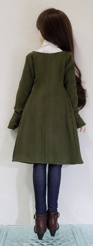 1/3サイズロングカーディガン