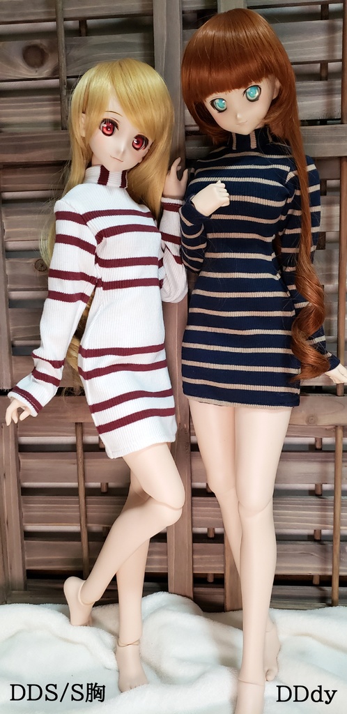 ☆SALE(一部)☆1/3サイズ背中開きタートルネックワンピース