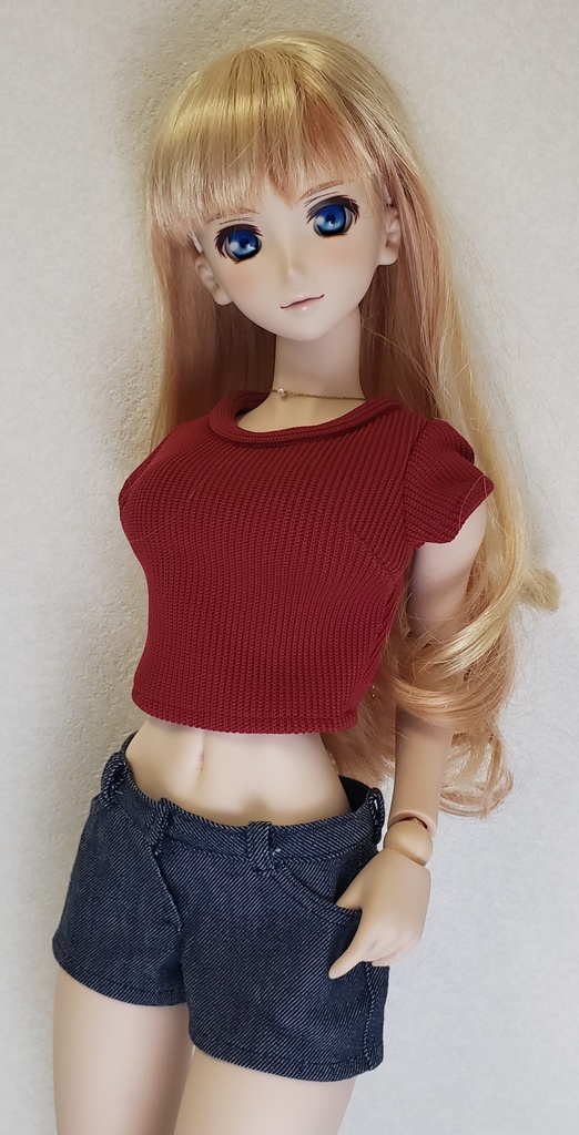 1/3サイズ:ショート丈Tシャツ