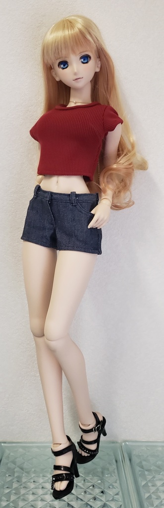 1/3サイズ:ショート丈Tシャツ