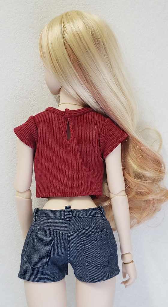 1/3サイズ:ショート丈Tシャツ