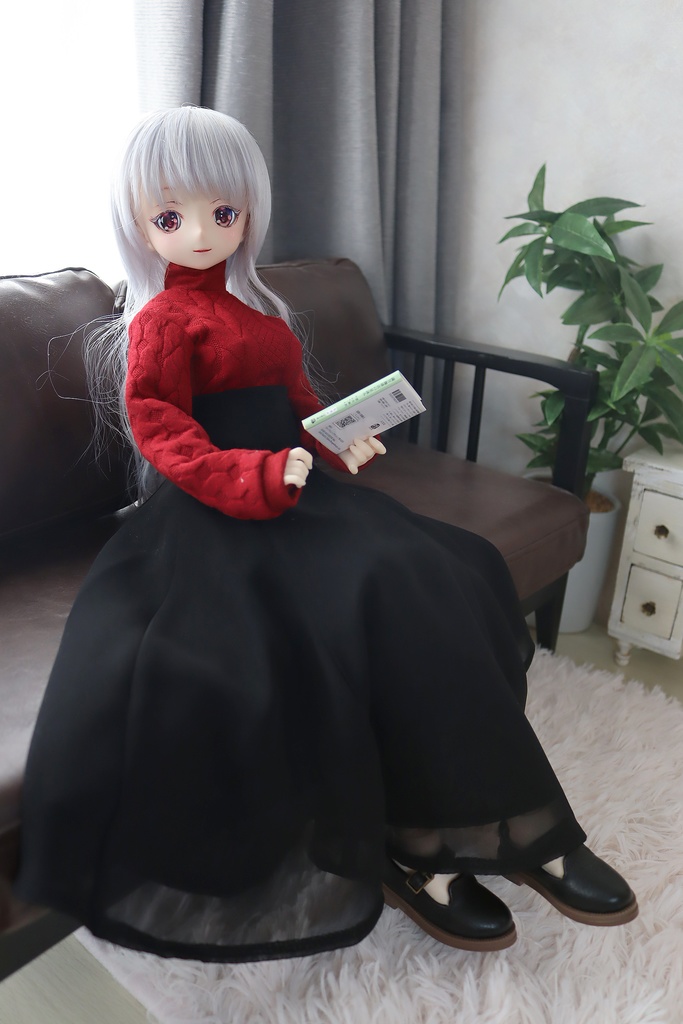 1/4サイズ:フレアロングスカート