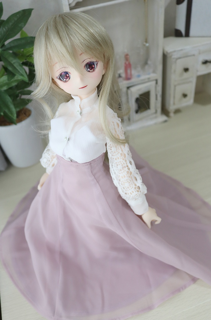 1/4サイズ:フレアロングスカート