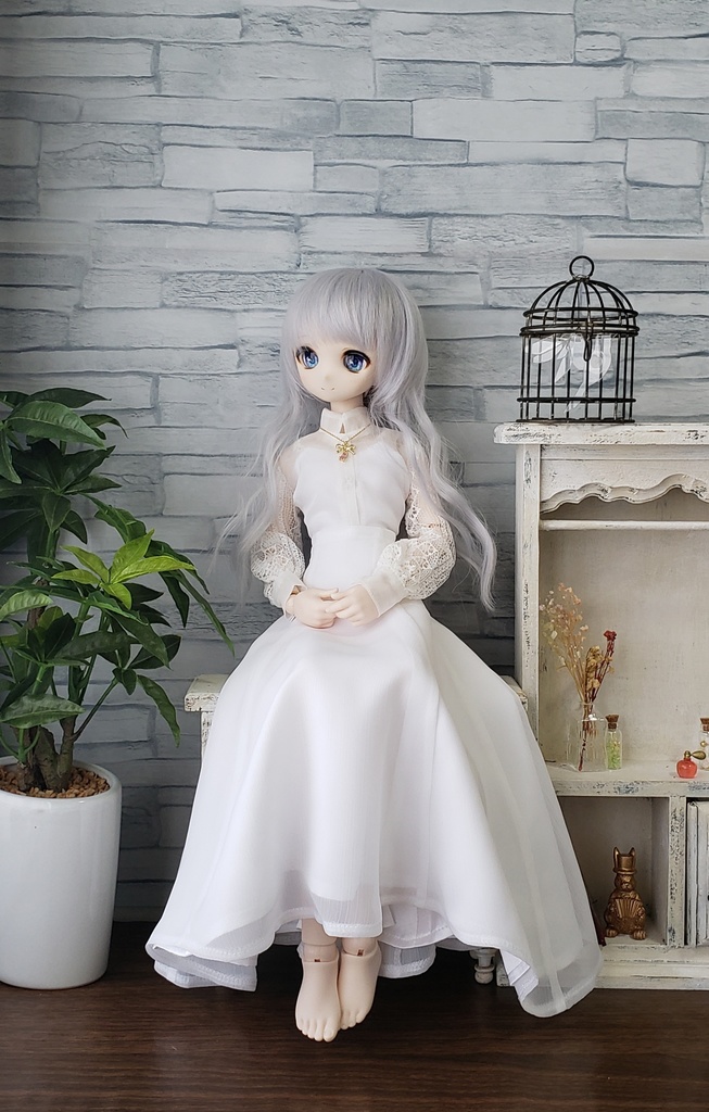 1/4サイズ:フレアロングスカート