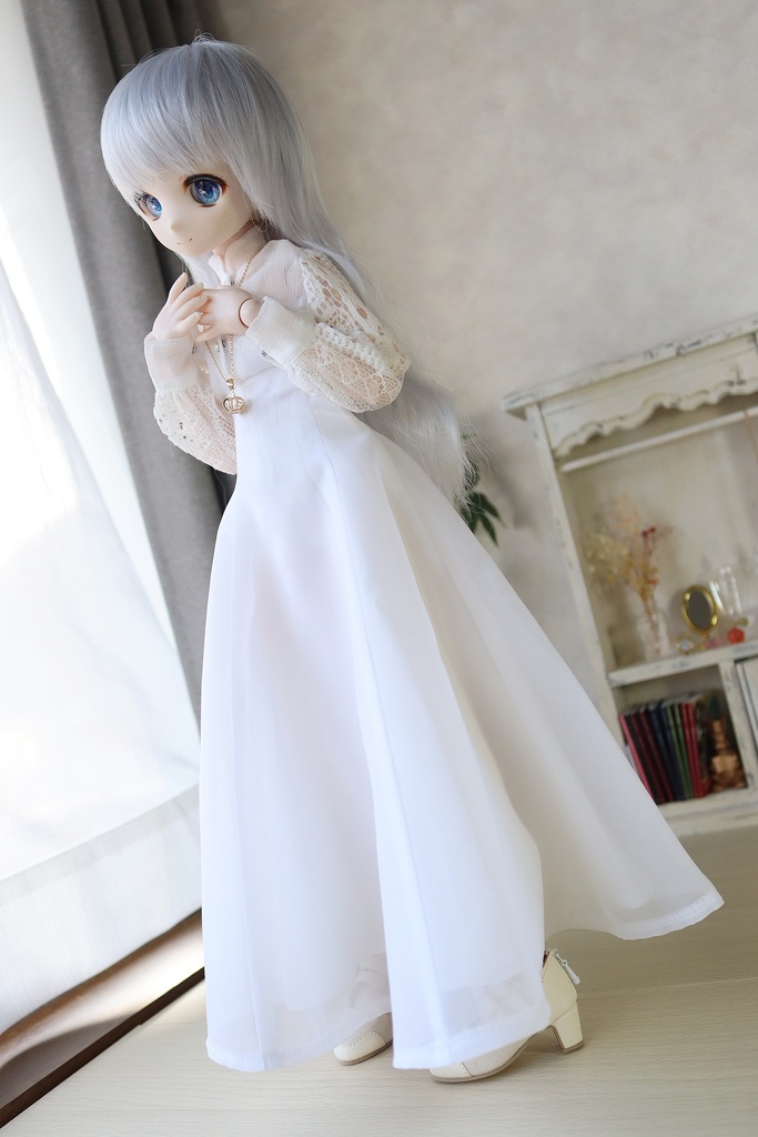 1/4サイズ:フレアロングスカート