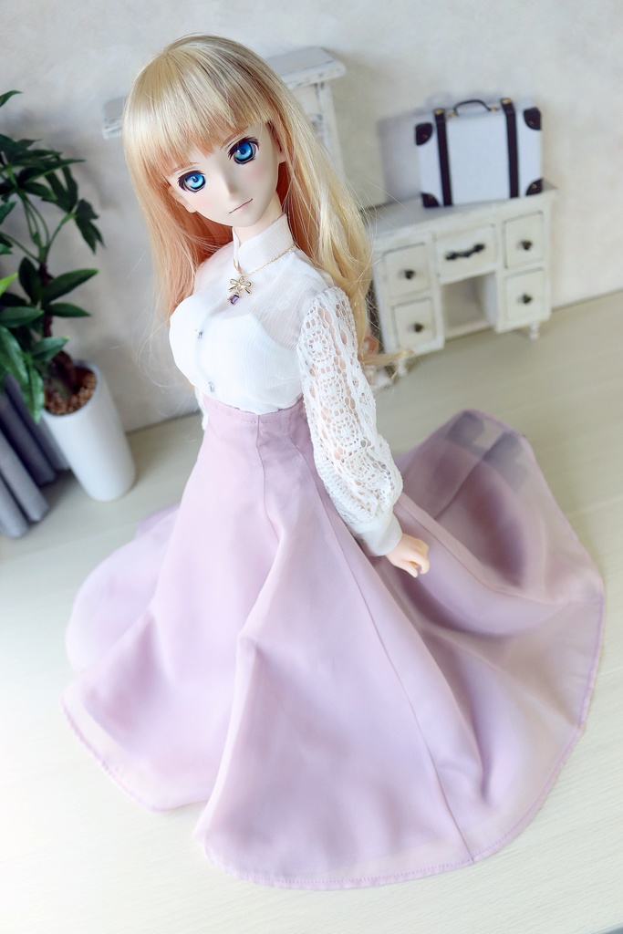 1/3サイズ:フレアロングスカート