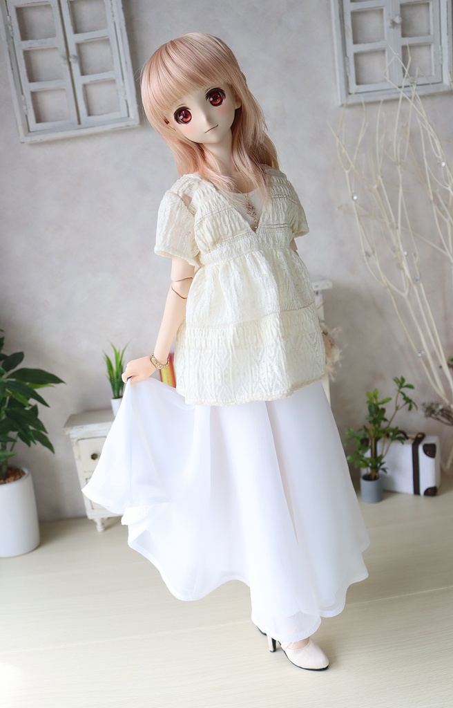 1/3サイズ:フレアロングスカート