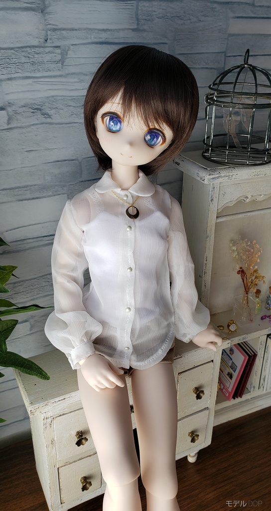 1/4サイズ:パフスリーブシャツ