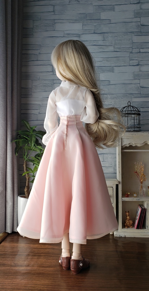 1/4サイズ:パフスリーブシャツ