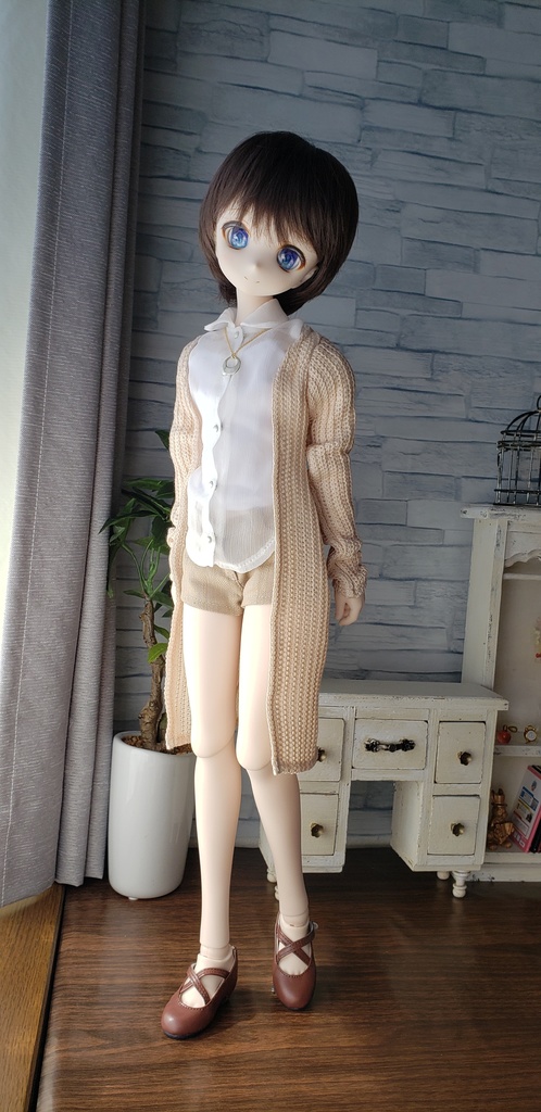 1/4ｻｲｽﾞ:ロングカーディガン