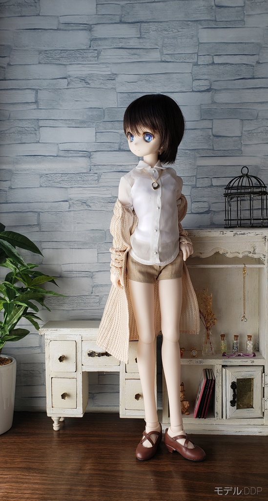 1/4ｻｲｽﾞ:ロングカーディガン