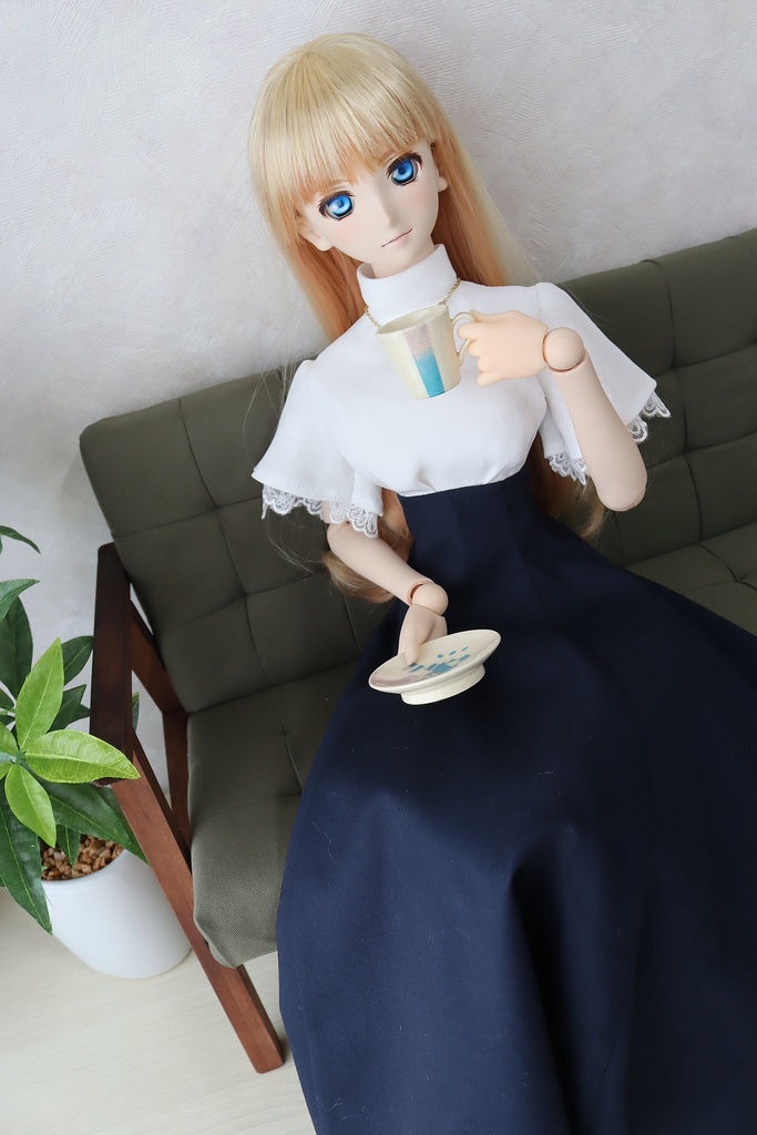 1/3ｻｲｽﾞ:スタンドカラーシャツ