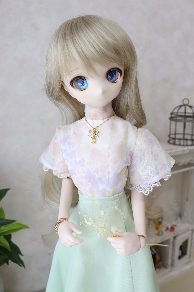 1/4サイズ:スタンドカラーシャツ